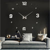 2017  new wall clock watch clocks reloj de pared home decoration 3d acrylic special sticker Living Room Needle