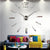 3d real big wall clock rushed mirror wall sticker diy living room home decor fashion watches arrival Quartz wall clocks