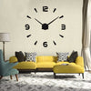 2018 New High Quality 3D Wall Stickers Creative Fashion Living Room Clocks Large Wall Clock DIY Home Decoration Acrylic + EVA