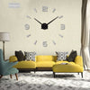 2018 New High Quality 3D Wall Stickers Creative Fashion Living Room Clocks Large Wall Clock DIY Home Decoration Acrylic + EVA